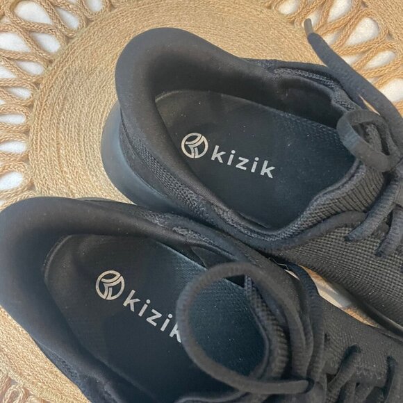 Kizik Madrid Eco Knit Black Handsfree Slip On Sneakers W9/ M7.5 - Picture 7 of 10